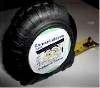 Carpet Professor Tape Measure, how to avoid carpet measuring scams.